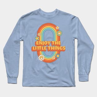 Retro Aesthetic Good Vibes: Hippie, Sunflower, Flower Power Long Sleeve T-Shirt